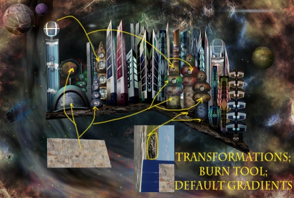 Creation of Floating in the Universe: Step 8